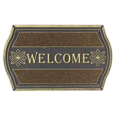 Welcome Pvc Pin Door Mat 45x75cm
